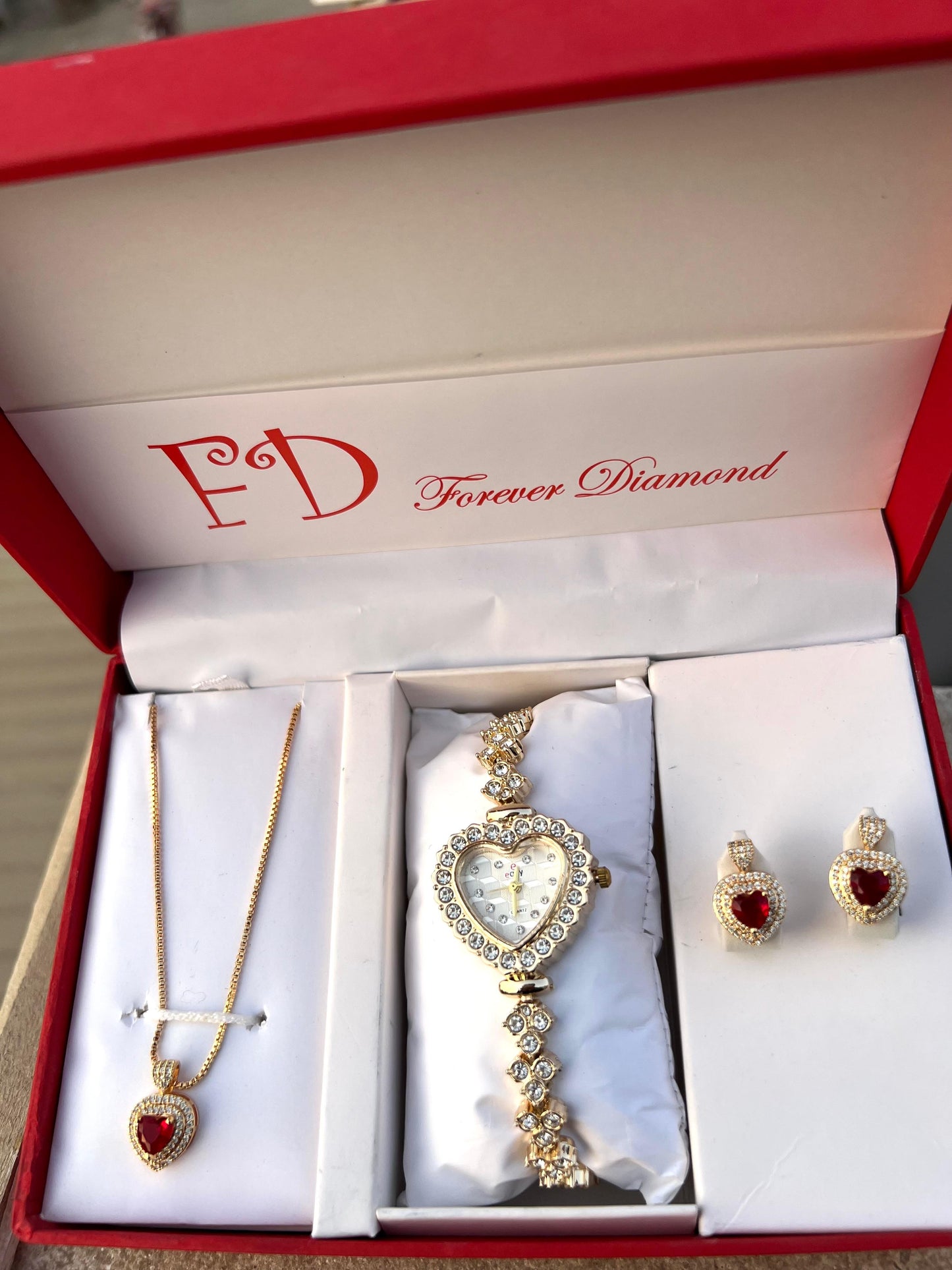 Girls Watch Gift Pack Set With Ring, Bracelet etc.