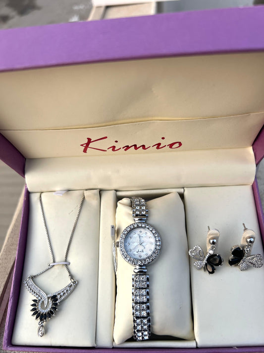 Girls Watch Gift Pack Set With Ring, Bracelet etc.