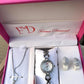 Girls Watch Gift Pack Set With Ring, Bracelet etc.