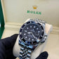 Rolex submariner silver with black rotating dial with date