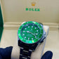 Rolex Deepsea silver with green rotating dial with date